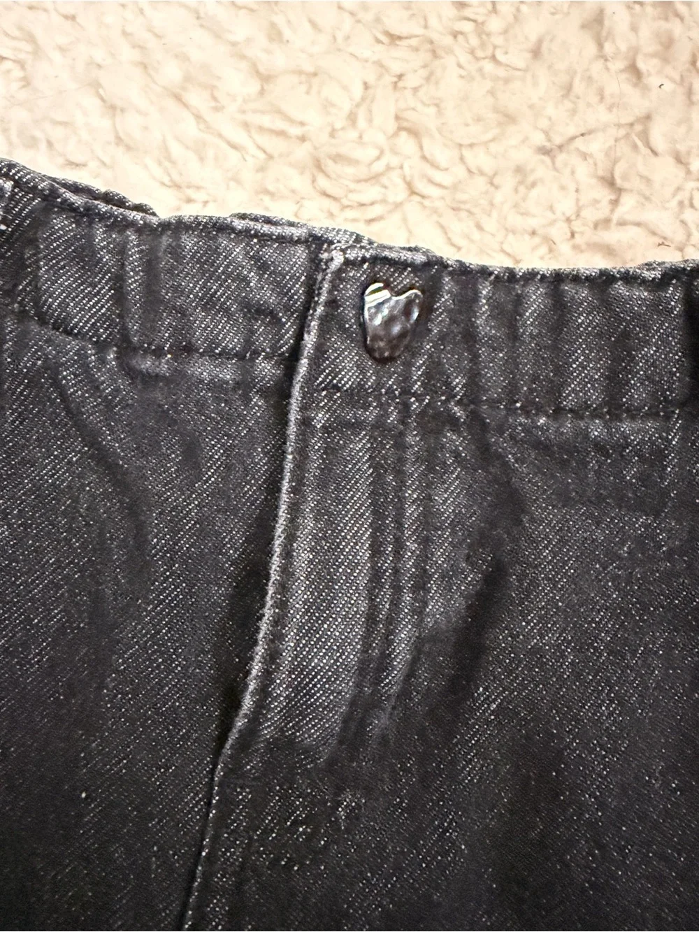 Girl’s Mayoral Black Wide-Leg Jeans